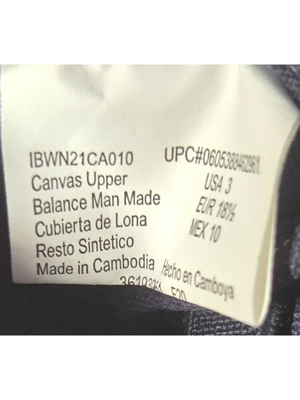 Wonder Nation Infant Baby Boy's Size 3 Black Casual Canvas Sneakers